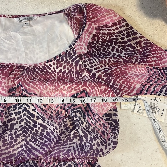 Speechless Purple Printed Dress - Picture 8 of 10